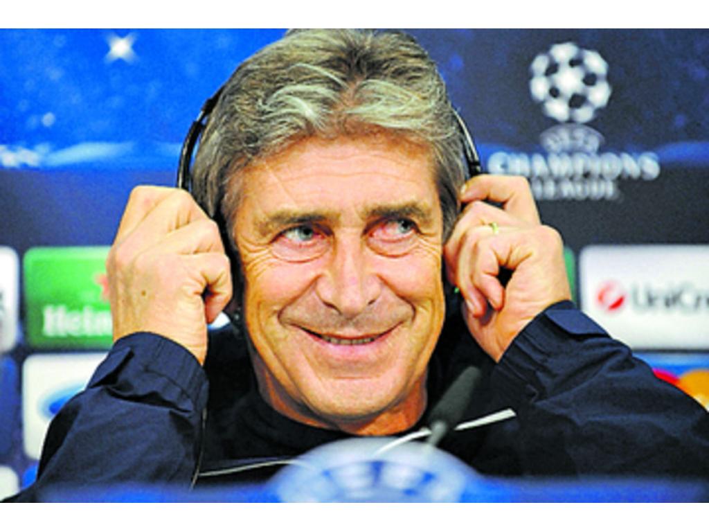El técnico del Manchester City, el chileno Manuel Pellegrini.(EFE)