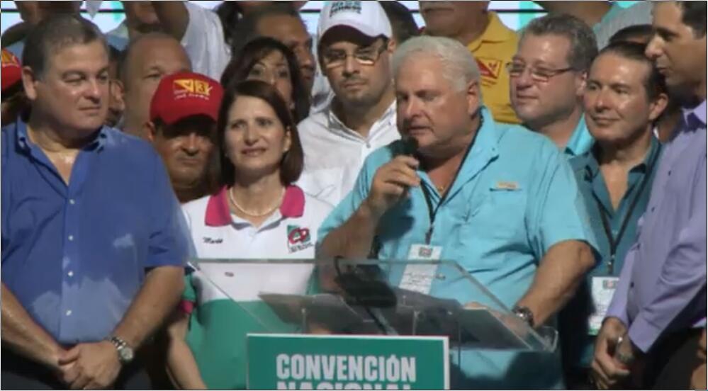Panameñistas, experredista y exprimera dama en convención del CD. Foto/Cortesía<br>