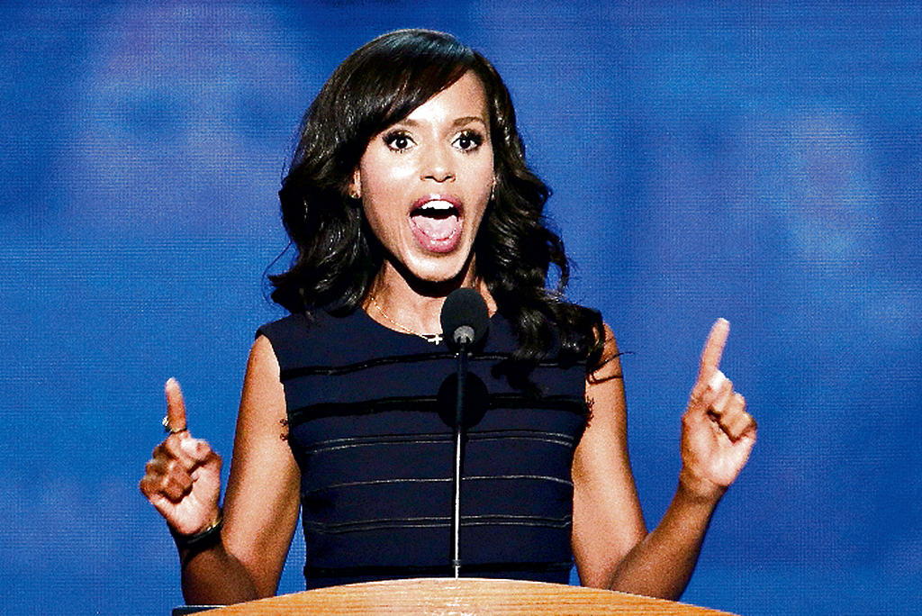Actriz. Kerry Washington brindó un gran discurso.()