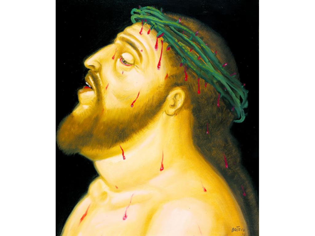 El beso de Judas. 2010, óleo sobre lienzo 140 x 161 cm.(Cortesía.)