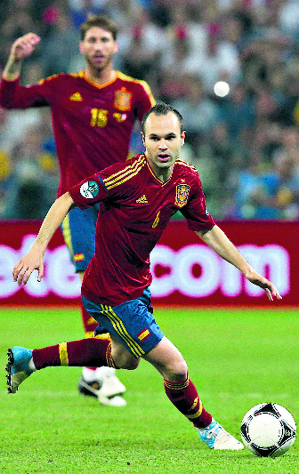 Iniesta, figura de la Roja(Archivo)