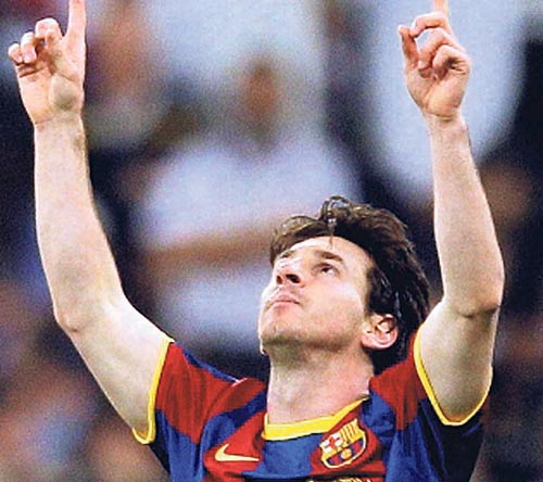 <p>Lionel Messi marcó un gol.</p>