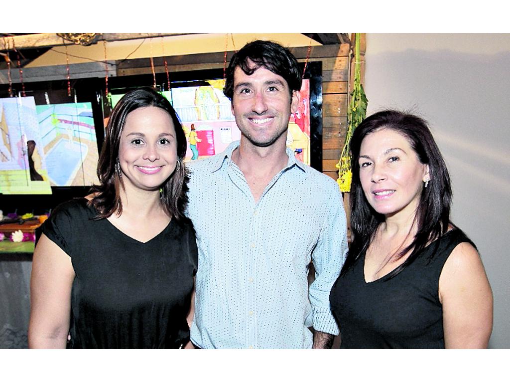 4. Marie Belanger, Alberto González y Melsina Rosas.()
