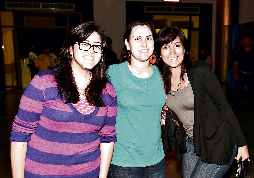 Gabriela Gandica, Ivette Onay y Luisana Zambrano.(Abel Rodríguez)