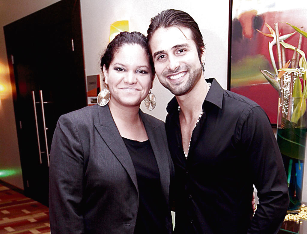 Isaida Guilliani, junto a Christian Daniel.()