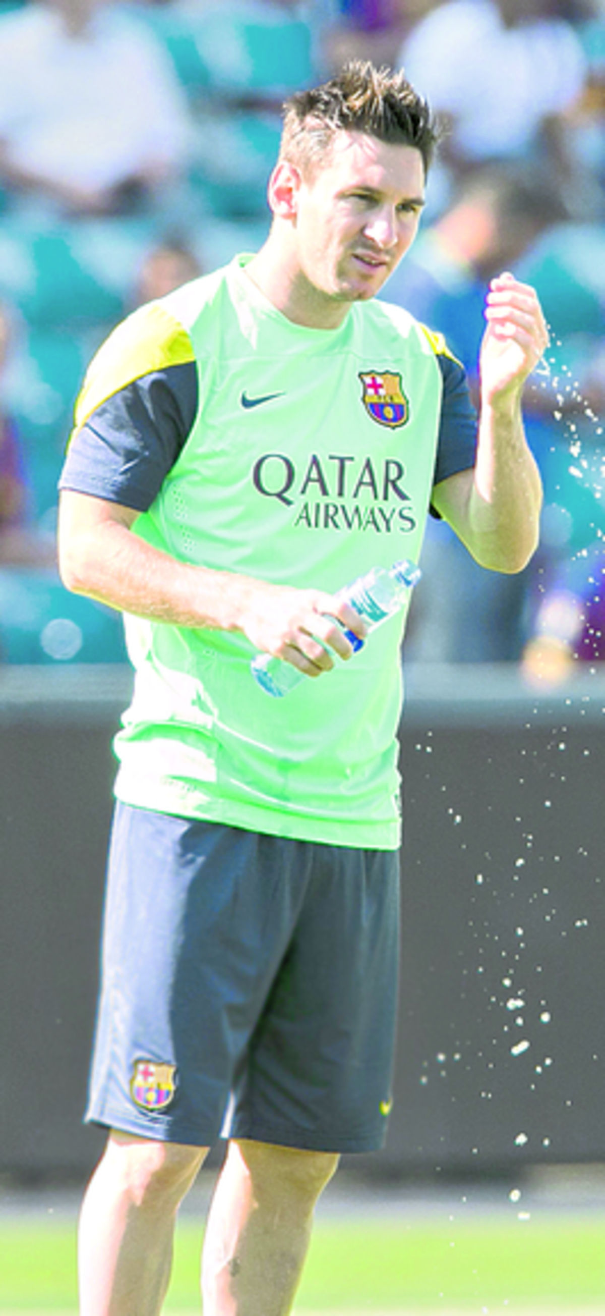 Messi estaría de vuelta a las canchas en enero.(EFE)