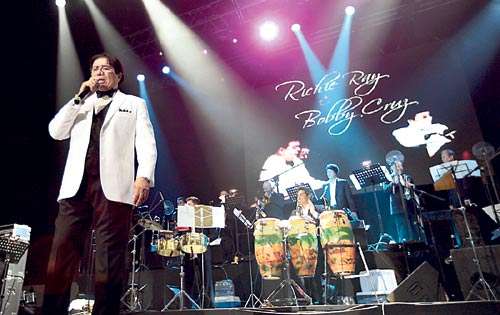 <p>Cristianos. Bobby Cruz y Richie Ray alabaron a Dios.</p>
