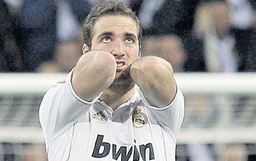 <p>Derrota. Higuaín no podía creerlo.</p>
