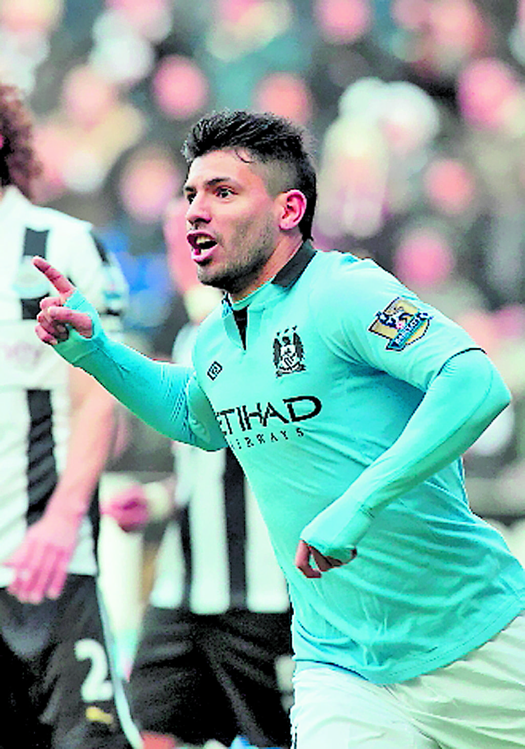 Agüero, jugador del City(EFE)