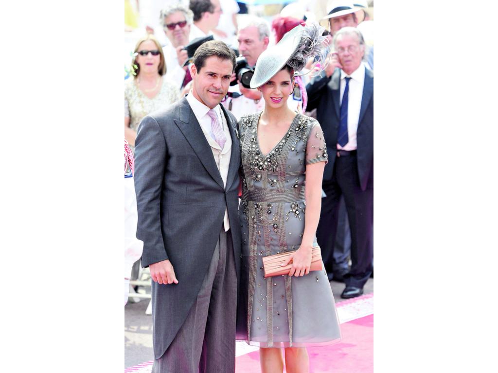 Luis A. de Borbón, Duque de Anjou en la boda del príncipe Alberto II de Mónaco.