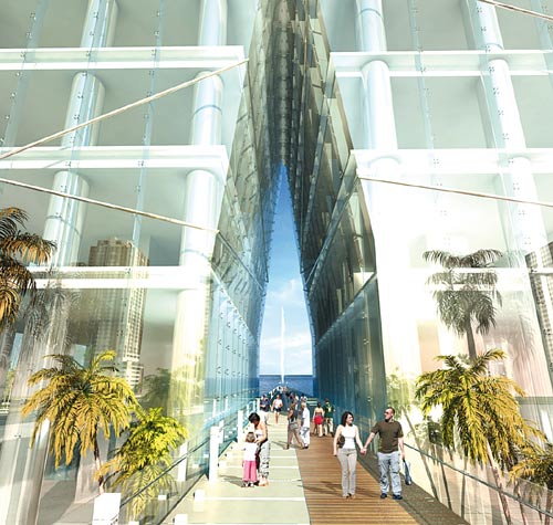 <p>Planes. La infraestructura albergará centro comerciales en la planta baja.</p>