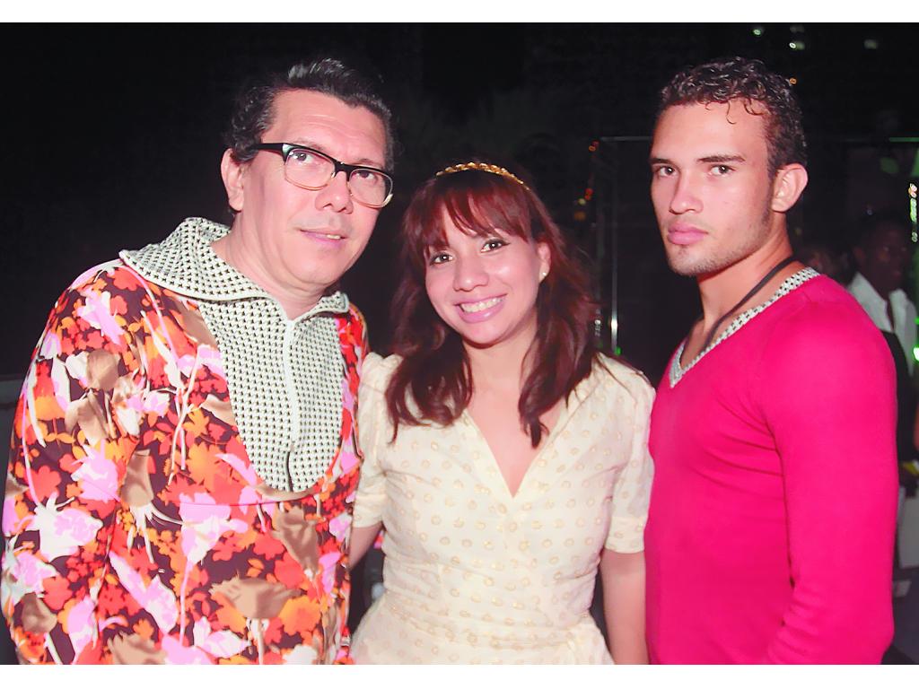Moisés Sandoya, Milena Braddick, Saúl Sandoya.(Omar Morales)