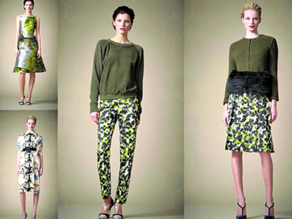 Pantalones, minivestidos y faldas con estampados para 2014.