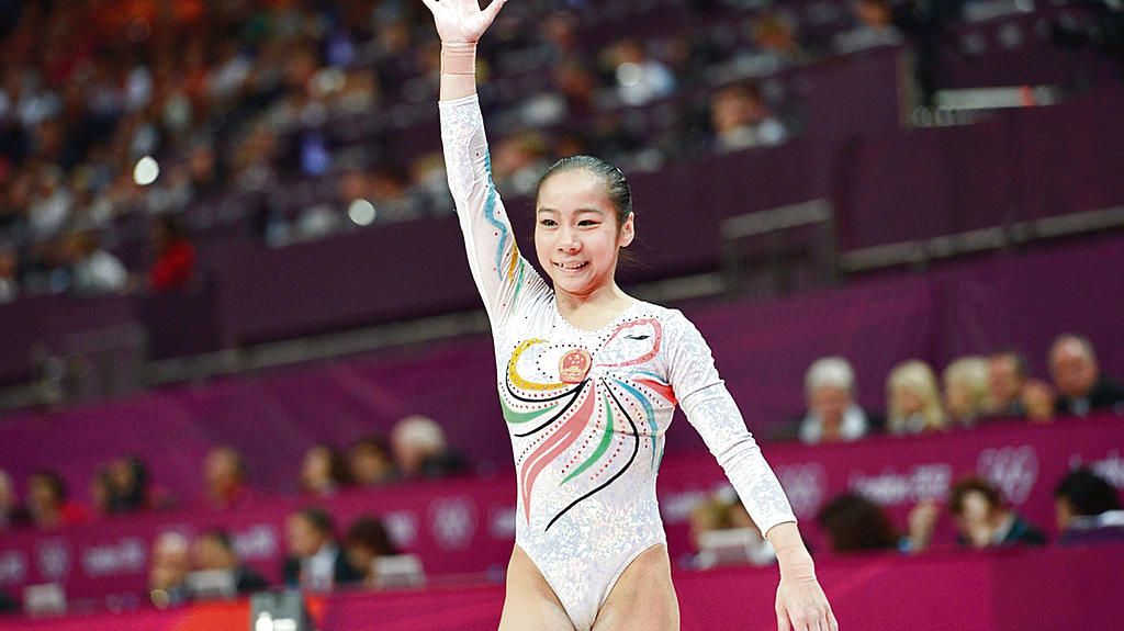 Figura. Linlin Deng destacó en la gimnasia.(AP)