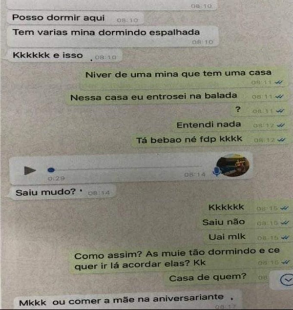 Conversación de Daniel Correa a través de Whatsapp con su mejor amigo. Conversación de Daniel Correa a través de Whatsapp con su mejor amigo.