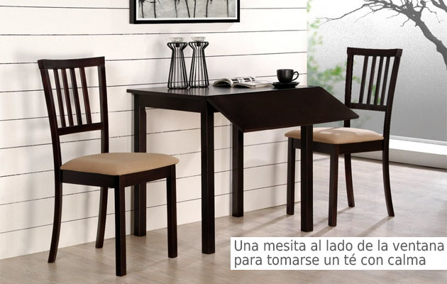 Mesa para tomarse un té. Foto/Orlili