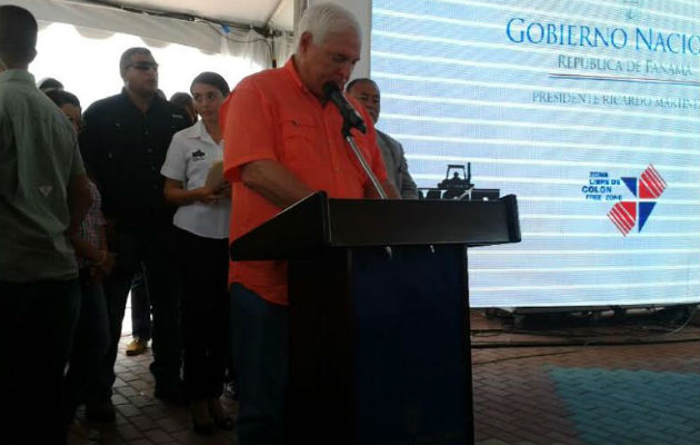 Ricardo Martinelli, presidente de la República. Foto/Carlos Lemos