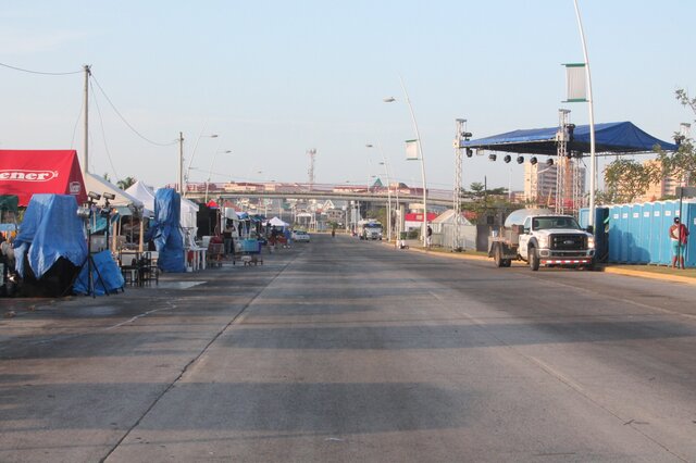 Vista de la ruta del carnaval. Foto/Cortesía