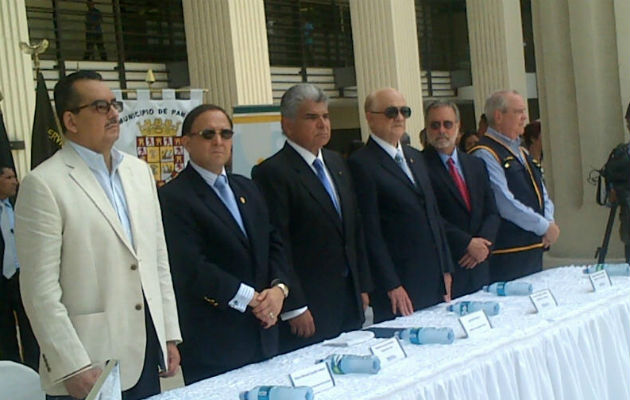 Traspaso de mando de la Fuerza Pública al TE. Foto/Victor Arosemena