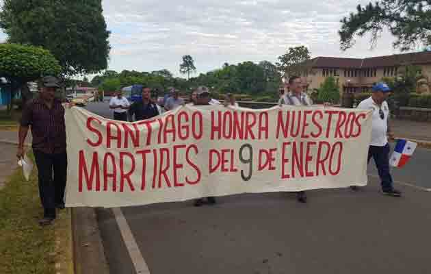 En Veraguas se llevaron a cabo varias actividades para recordar la gesta del 9 de enero. Foto/Víctor Eliseo Rodríguez En Veraguas se llevaron a cabo varias actividades para recordar la gesta del 9 de enero. Foto/Víctor Eliseo Rodríguez
