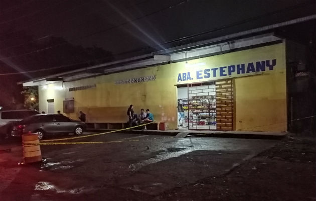 Abarroteria Estephany en el sector de El Torno, en La Chorrera, donde ocurrieron los hechos. Foto: Eric A. Montenegro.