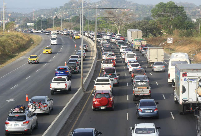 El primer tramo de inversión de carriles es desde el puente de las Américas hasta Arraiján cabecera.