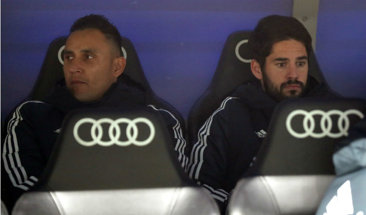 Isco y Keylor Navas se han visto afectados por la decisiones técnicas. Foto EFE