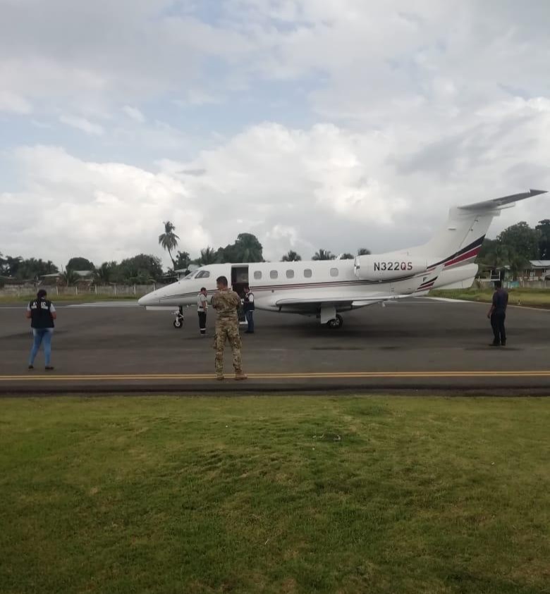 La aeronave fue inspeccionada después del incidente y no sufrió daños. Foto/Mayra Madrid