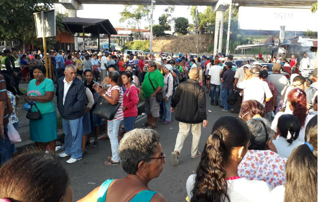 Así amanece  la Naviferia del IMA en el sector de Pan de Azúcar, distrito de San Miguelito. Foto/Roberto Barrios