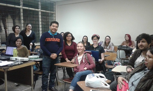 Javier Alvarado en la Universidad de Costa Rica. Foto: Cortesía.