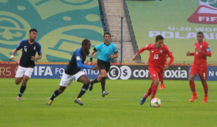 La Sub-20 de Panamá  cayó ante Francia. Foto: Fepafut