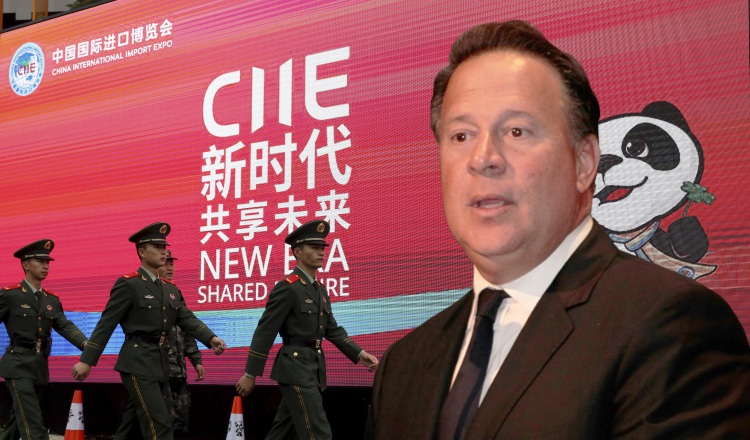 Juan Carlos Varela y su apoyo a la expansión de una 'China imparable'. Foto: Panamá América.