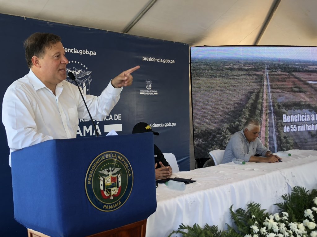 Presidente Juan Carlos Varela. 