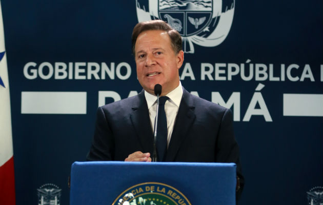 El presidente Juan Carlos Varela exigió respeto al equilibrio constitucional de los cargos que le  tocan a él designar.