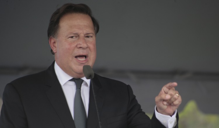 Juan Carlos Varela, le inquieta que investiguen las finanzas públicas. Foto de cortesía