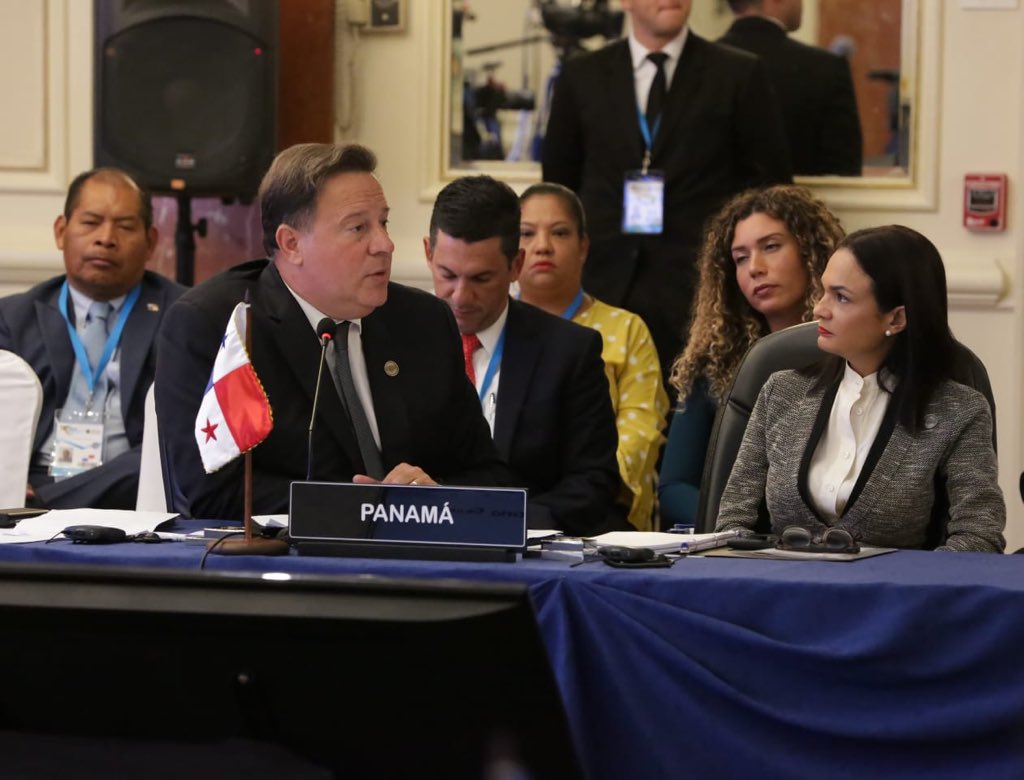 Presidente de Panamá, Juan Carlos Varela. 