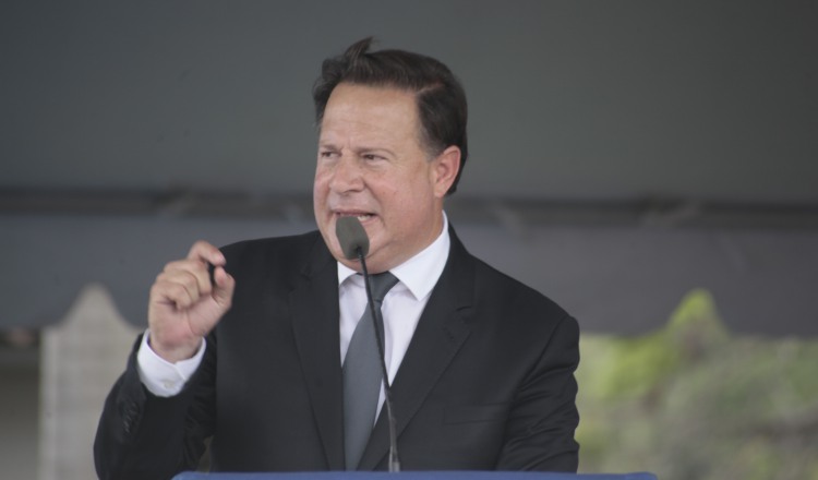 Expresidente Juan Carlos Varela. Foto de archivo