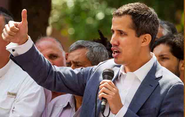 Juan Guaidó fue detenido luego de que el pasado viernes, en otro cabildo abierto en Caracas, se mostró dispuesto a llenar el vacío de poder que -a su juicio- hay en Venezuela. FOTO/EFE