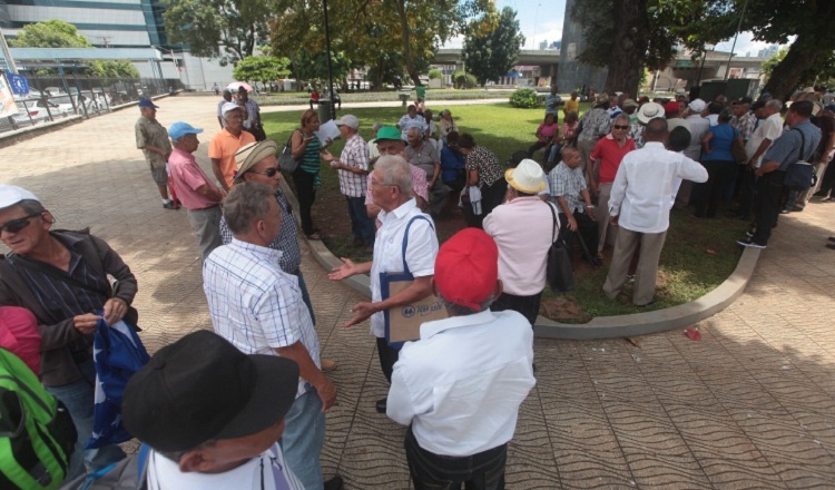 Jubilados y pensionados de Panamá. 