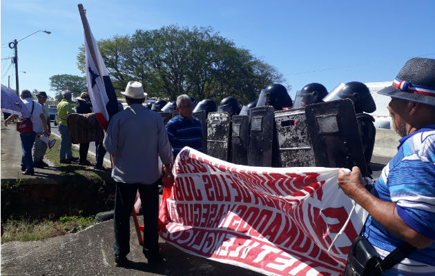 Vienen protestando desde el mes de octubre del año pasado. Foto: José Vásquez.