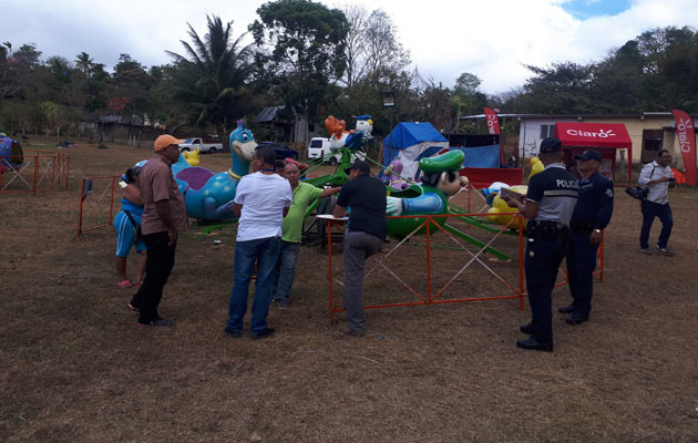 Al momento del accidente los juegos mecánicos no estaban funcionando. Foto/ Melquiades Vásquez