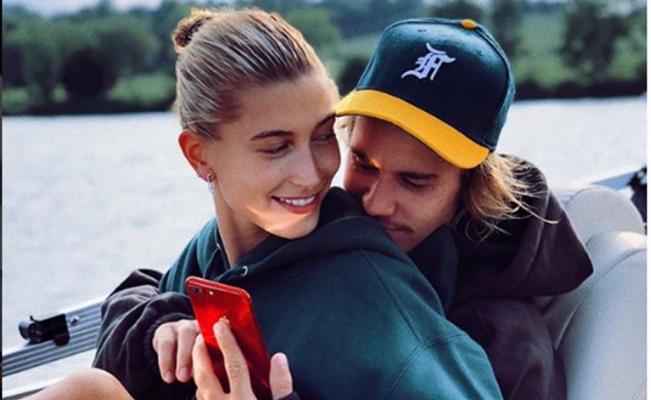 Justin Bieber y Hailey Baldwin.