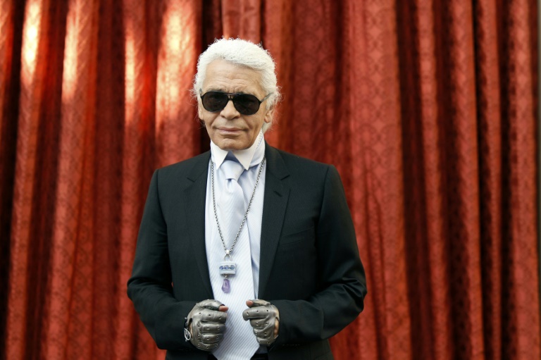 Karl Lagerfeld. AFP