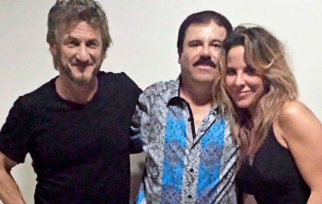 Sean Penn, El Chapo y Kate del Castillo. 
