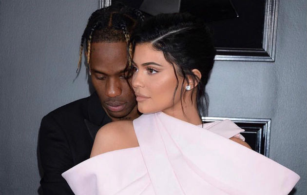 Kylie Jenner y Travis Scott. 