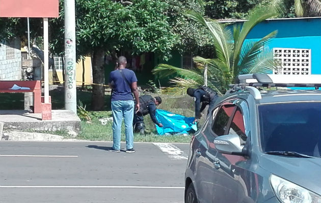 Acabaron con la vida de este ciudadano en La Chorrera. Foto: Eric Montenegro.