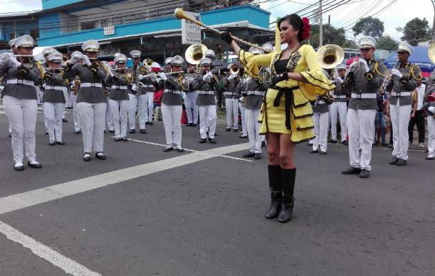 Los colegios se lucieron en La Chorrera. Foto: Eric Montenegro.