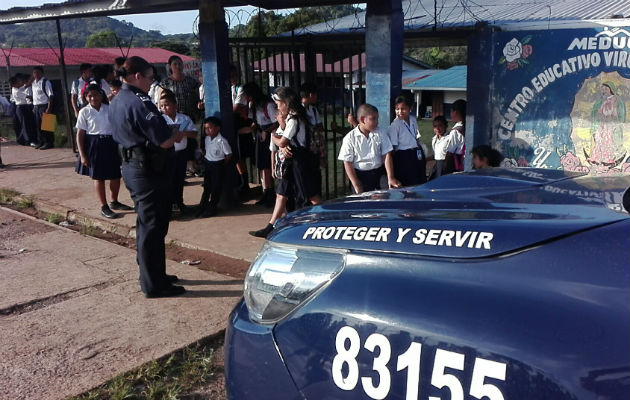 Los ladrones penetraron a la dirección del centro escolar en La Chorrera a través del techo. 