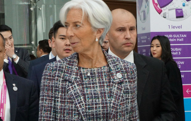 Lagarde hizo estas declaraciones durante una intervención en el Foro Económico de Astaná que se celebra en la capital kazaja, Nur-Sultán.