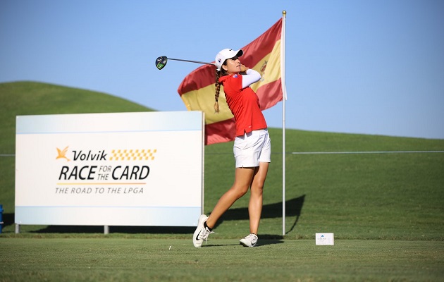 Laura Restrepo durante la tercera ronda.